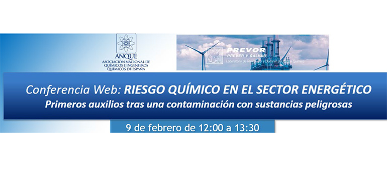 Conferencia web: “Riesgo Químico en el Sector Energético”