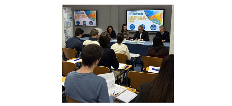ANQUE y ASEFAPI presentan en Madrid el curso de especialización en Pinturas, Barnices y Tintas