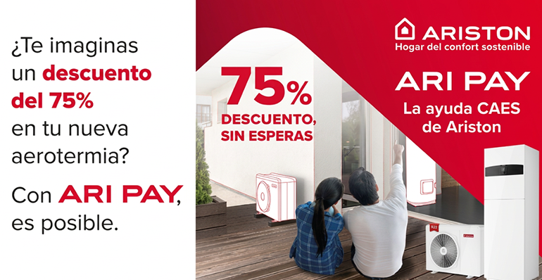 Las ayudas de Ari Pay permitirán ahorrar hasta un 75% en instalaciones de aerotermia