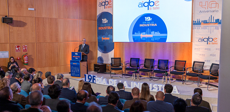 AIQBE celebra 40 años de compromiso con la sociedad onubense en el Día de la Industria en Andalucía