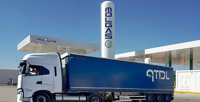 ATDL y Molgas se alían para avanzar hacia un transporte pesado sin emisiones en Europa con la incorporación de bioGNL