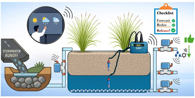 Un biofiltro inteligente mejora hasta casi el 90 % la eliminación de contaminantes de las aguas pluviales