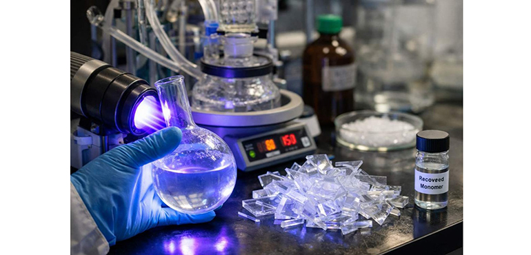 La Universidad de Bath crea un método para reciclar químicamente el acrílico, uno de los plásticos más usados