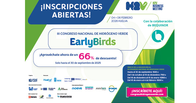 BEQUINOR, entidad colaboradora del III Congreso Nacional de Hidrógeno Verde