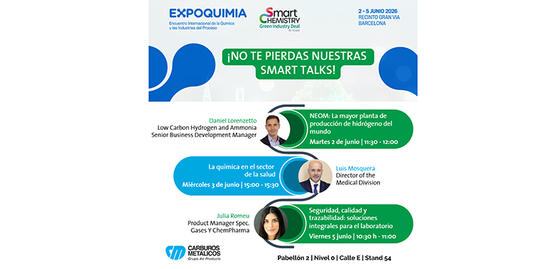 Carburos Metálicos presentará en Expoquimia 2026 soluciones para avanzar en la descarbonización