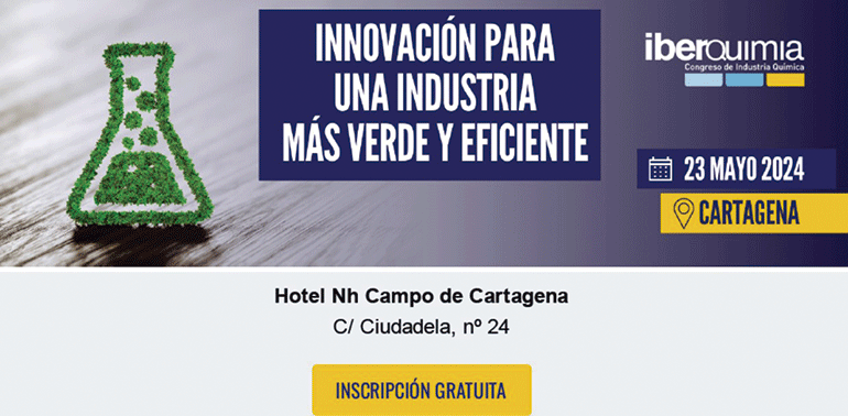 Nueva cita con los profesionales del sector químico en Iberquimia Cartagena el próximo 23 de mayo