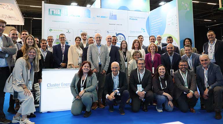 El Cluster de Energía reúne en su stand conjunto a 8 empresas vascas en la World Hydrogen Summit & Exhibition