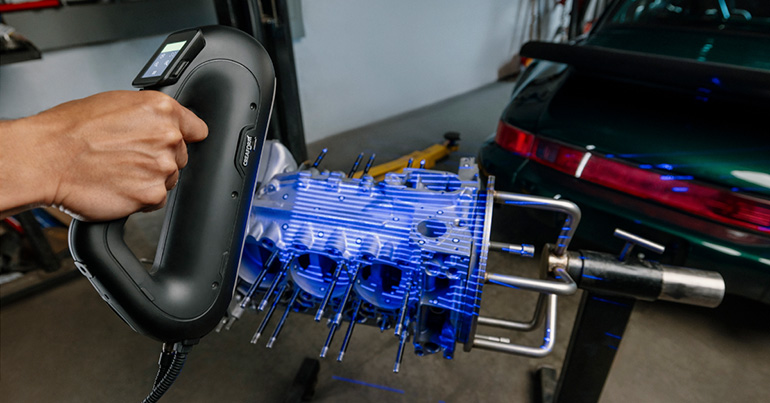 Solución completa de escaneado 3D portátil y automatizada