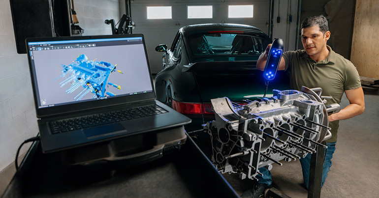 Solución completa de escaneado 3D portátil y automatizada