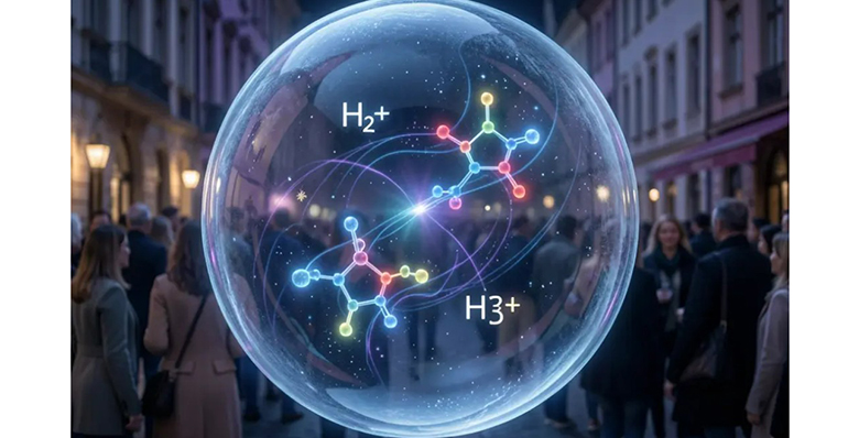 El IFF-CSIC revela cómo las nanogotas de helio aceleran las reacciones del hidrógeno