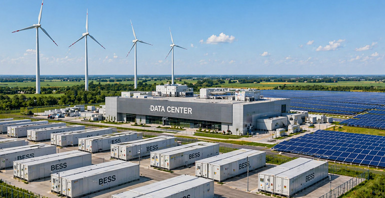 La energía fotovoltaica, las baterías y los centros de datos refuerzan la integración del sistema eléctrico