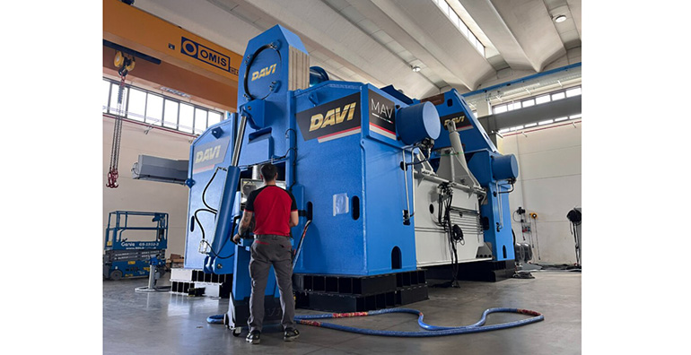 Davi completa el FAT para cuatro rodillos de placa de servicio pesado de Titan Wind Energy