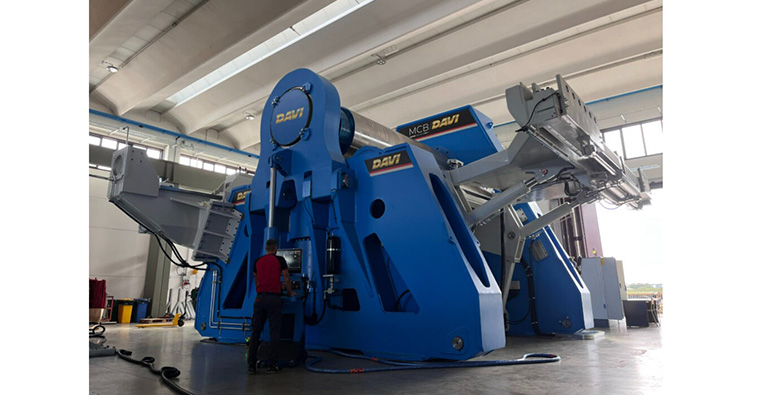 Davi completa el FAT para cuatro rodillos de placa de servicio pesado de Titan Wind Energy