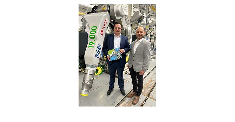 El robot número 19.000 de Dürr es para la primera planta europea de BYD 