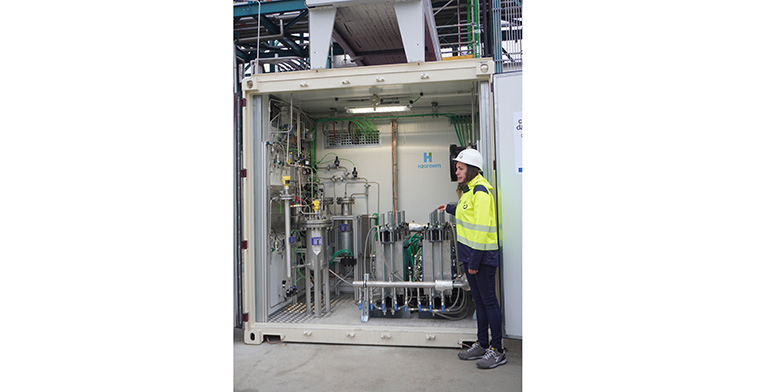 El electrolizador de membrana polimérica protónica (PEM) para la producción de hidrógeno renovable llega a CIUDEN