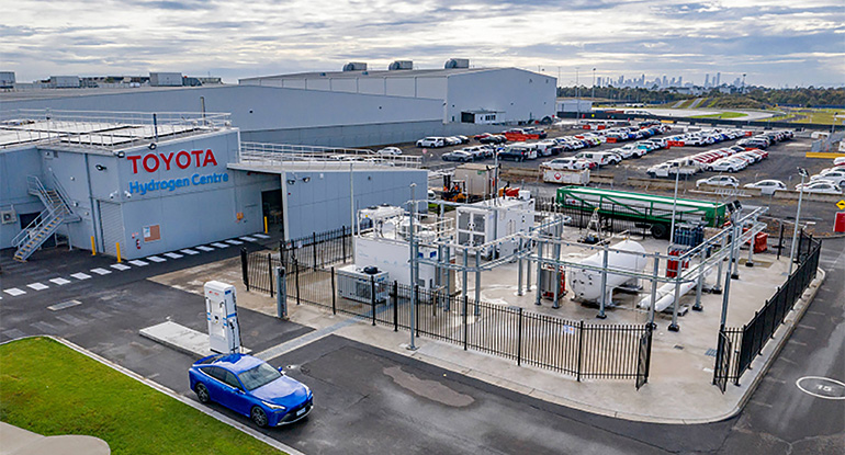 Emerson ofrece su tecnología de automatización para la planta de producción y recarga de hidrógeno de Toyota Australia