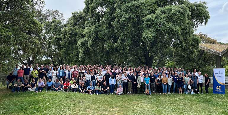 EMERSON celebra su 40 aniversario en Iberia