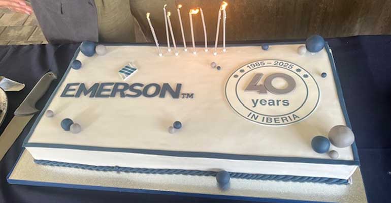 EMERSON Iberia celebra su 40 aniversario