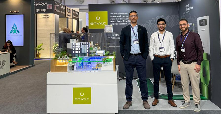 Envac presenta sus innovadoras soluciones de recogida neumática de residuos en Arabia Saudí 