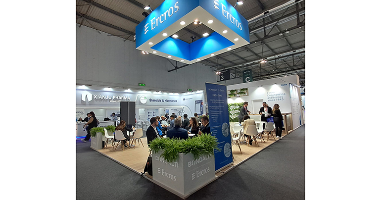Ercros presenta en CPHI Milán su experiencia en principios activos farmacéuticos