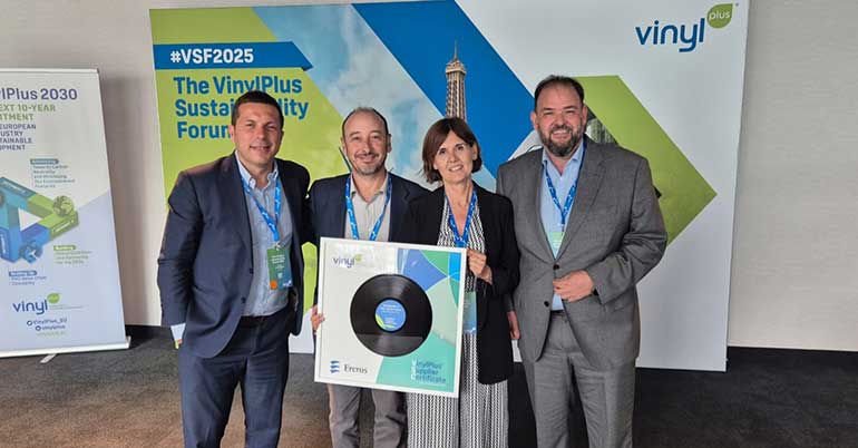 Reconocida la producción responsable y sostenible de PVC de Ercros
