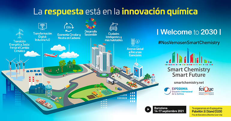 La industria química presentará sus innovaciones más disruptivas para la sostenibilidad en Welcome to 2030