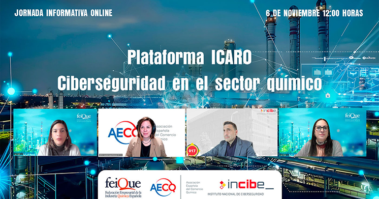 La ciberseguridad en el sector químico, clave para Feique, AECQ e INCIBE
