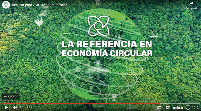 FER lanza una campaña para destacar el trabajo desarrollado por la industria del reciclaje