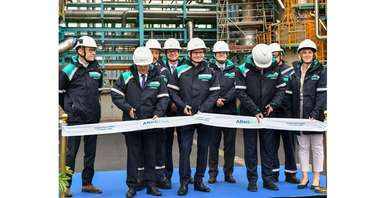 Arkema inaugura una unidad de purificación de ácido acrílico que mejora un 25 % la eficiencia energética