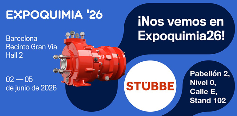 STÜBBE Ibérica presentará sus nuevas soluciones en Expoquimia 2026