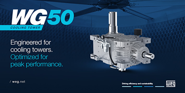 Reductor WG50: potencia y eficiencia energética para torres de refrigeración