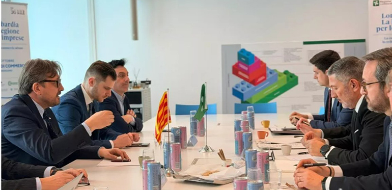  Cataluña y Lombardía se alían para impulsar proyectos conjuntos que apoyen al sector químico
