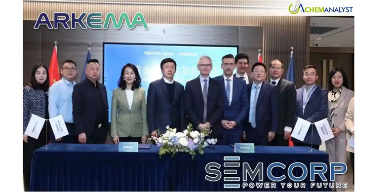 Alianza estratégica entre Arkema y Semcorp para el desarrollo de separadores de baterías