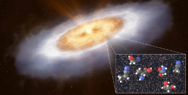 ALMA detecta por primera vez metanol completamente deuterado en el espacio