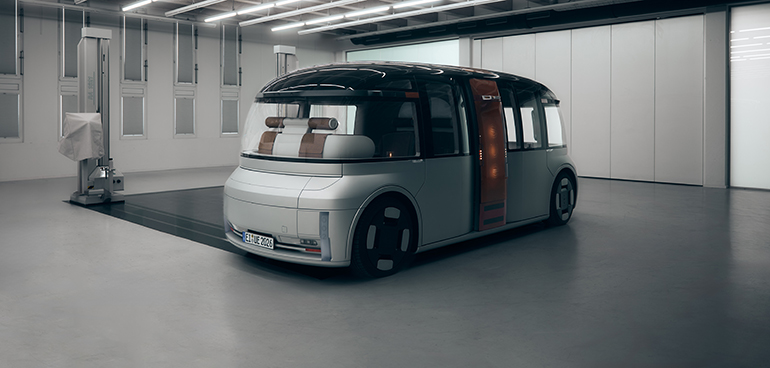 Materiales de Covestro para la movilidad del futuro: presentación del SUE People Mover