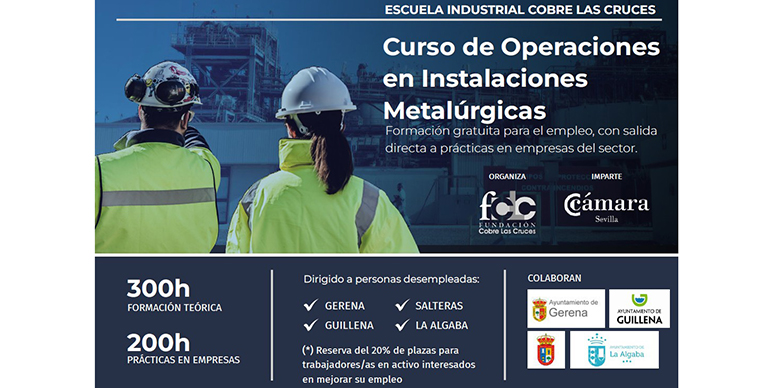 Cobre Las Cruces relanza su Escuela Industrial para formar en Operaciones Metalúrgicas