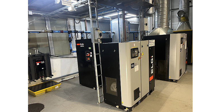 ELGi permite ahorrar 120.000 kWh de energía al año aumentando la capacidad de producción de Guttsta Källa