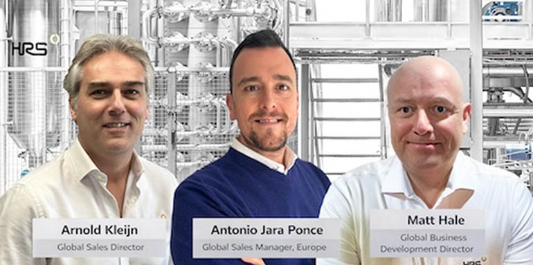 HRS Heat Exchangers refuerza sus planes de crecimiento con cambios clave en el personal
