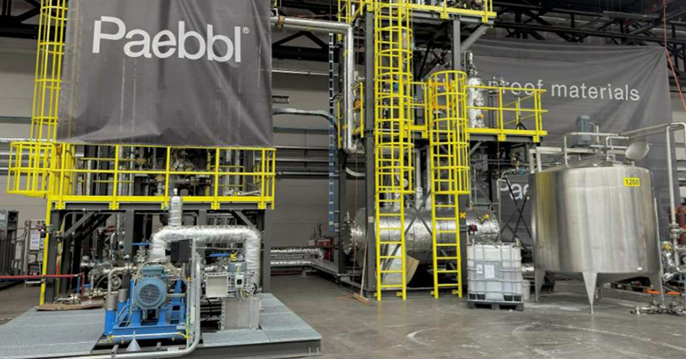 Paebbl desarrolla la mayor planta de mineralización de CO2 del mundo para convertirla en materiales de construcción