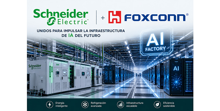 Schneider Electric y Foxconn se alían para impulsar la nueva era de centros de datos de inteligencia artificial