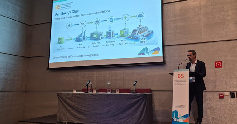 SOERMAR presenta una solución basada en amoniaco sólido para impulsar la descarbonización de puertos y astilleros