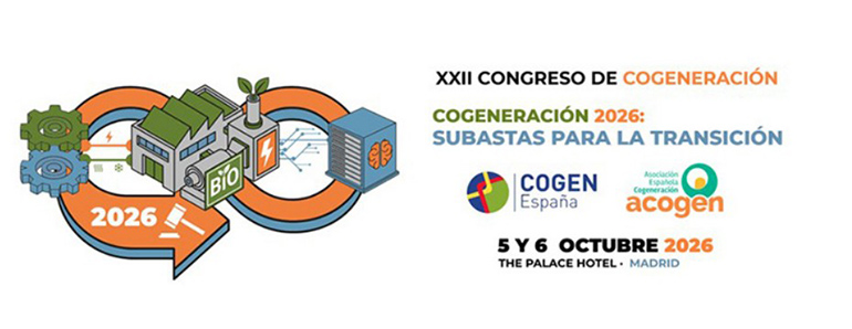 Últimas semanas para disfrutar de la cuota reducida de inscripción al Congreso Anual de Cogeneración 2026