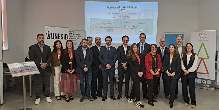 El Centro de I+D de ArcelorMittal acoge la entrega del III Premio Manuel Heredia de la UNESID