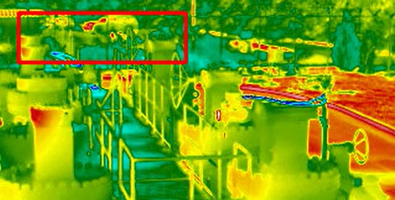 Detección y supervisión de fugas de gas metano en instalaciones de regulación de presión de GNL