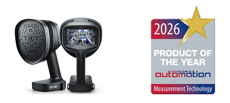 La cámara de imagen acústica Flir Si1 LD gana el premio ´Producto del Año 2026´ de Computer & Automation