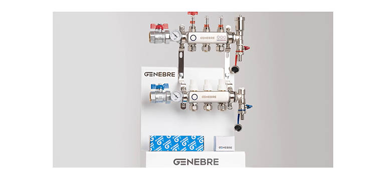 Colectores de acero inoxidable para suelo radiante