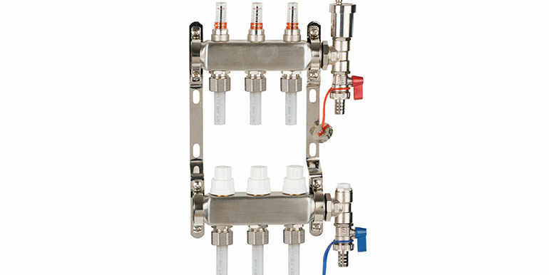 Colectores de acero inoxidable para suelo radiante