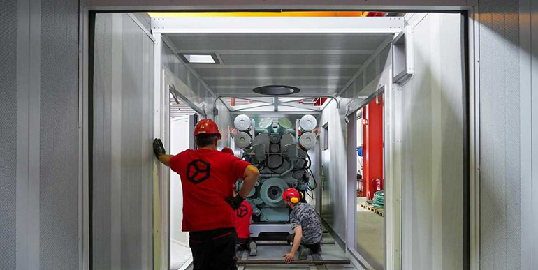 Genesal Energy fabrica dos grupos electrógenos que garantizan la energía de emergencia de una central de ciclo combinado