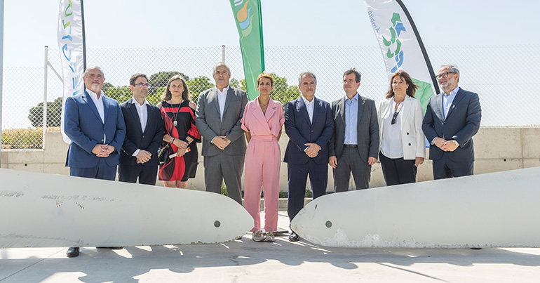 Iberdrola y FCC inauguran EnergyLOOP, la primera planta de reciclaje de palas de aerogenerador de la península ibérica