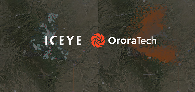 ICEYE y OroraTech integran datos satelitales para detectar incendios y evaluar daños en infraestructuras